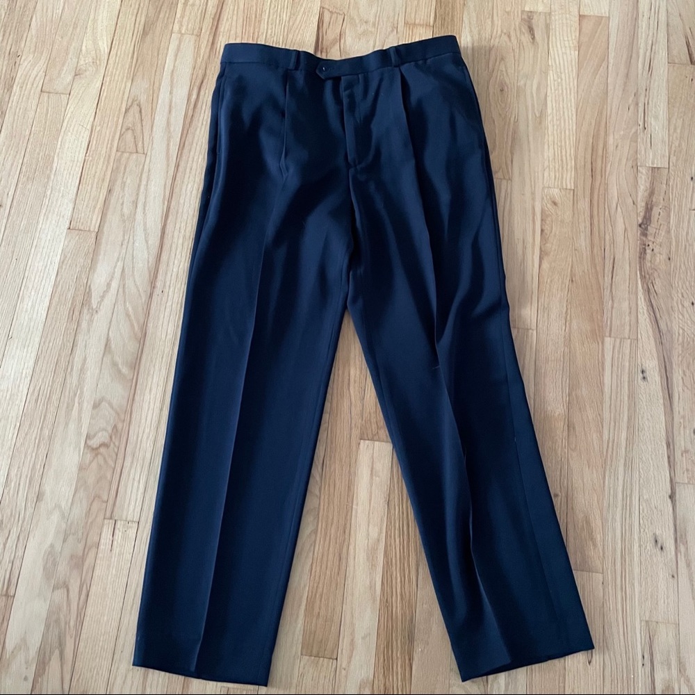 Men’s Lacoste navy blue dress pants